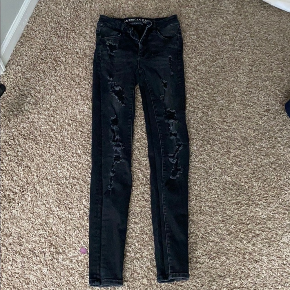 Black American Eagle Jeans